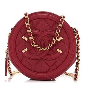Chanel Caviar Quilted Round Filigree #256935C19B